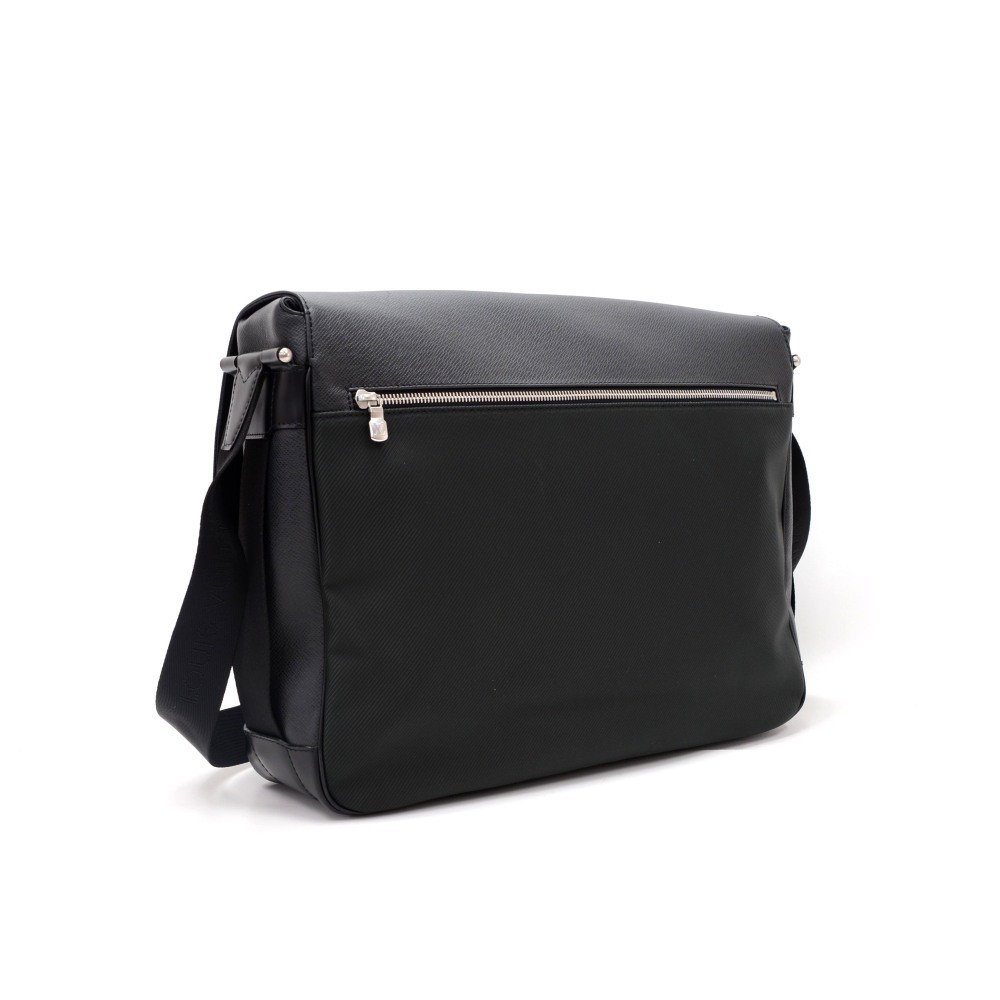 Authenticated Used Louis Vuitton Second Bag Veraia Black Ardoise