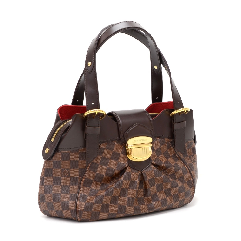 Pre-Owned Louis Vuitton Sistina PM Damier Ebene PM Brown Shoulder Bag 