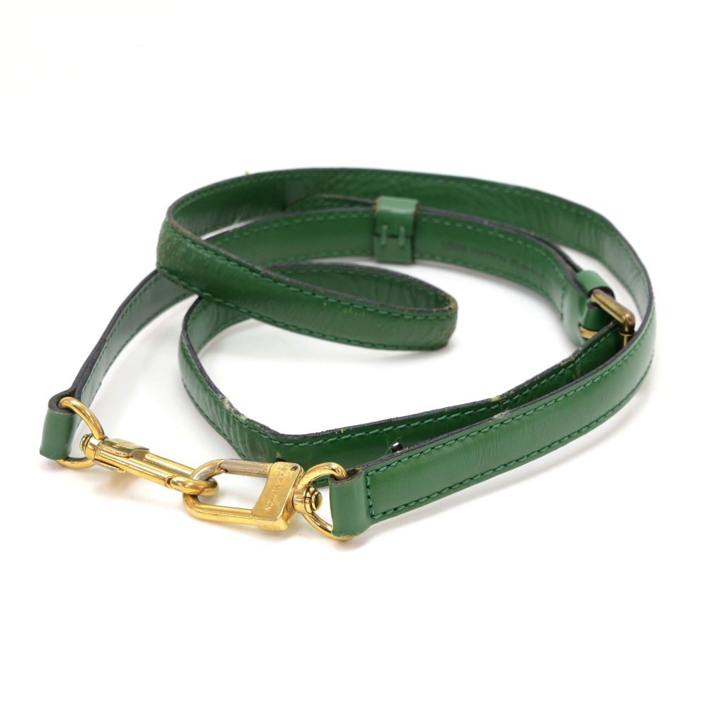 Louis Vuitton Light Green Leather Loop Strap Poignet w/Goldtone