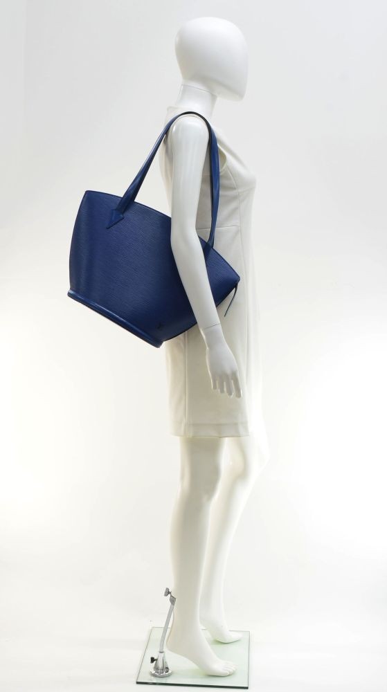 Blue Louis Vuitton Epi Saint Jacques Short Strap GM Shoulder Bag – Designer  Revival