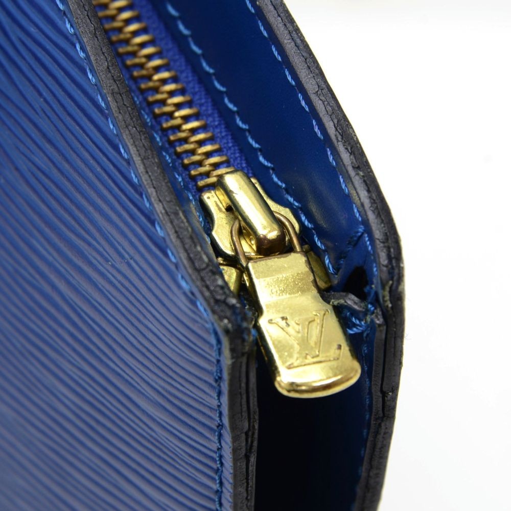 LOUIS VUITTON Epi Saint Jacques Hand Bag Blue M52265 LV Auth 47705 Leather  ref.998342 - Joli Closet