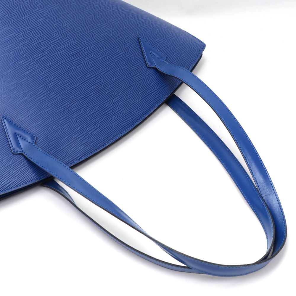 ✨LOUIS VUITTON✨ - Saint Jacques GM Tote Bag - Blue Epi Leather Exterio