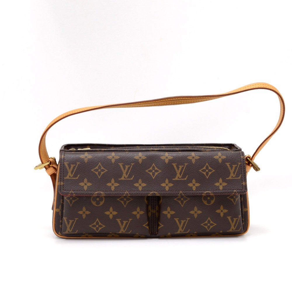 Shop for Louis Vuitton Monogram Canvas Leather Viva Cite MM Bag - Shipped  from USA