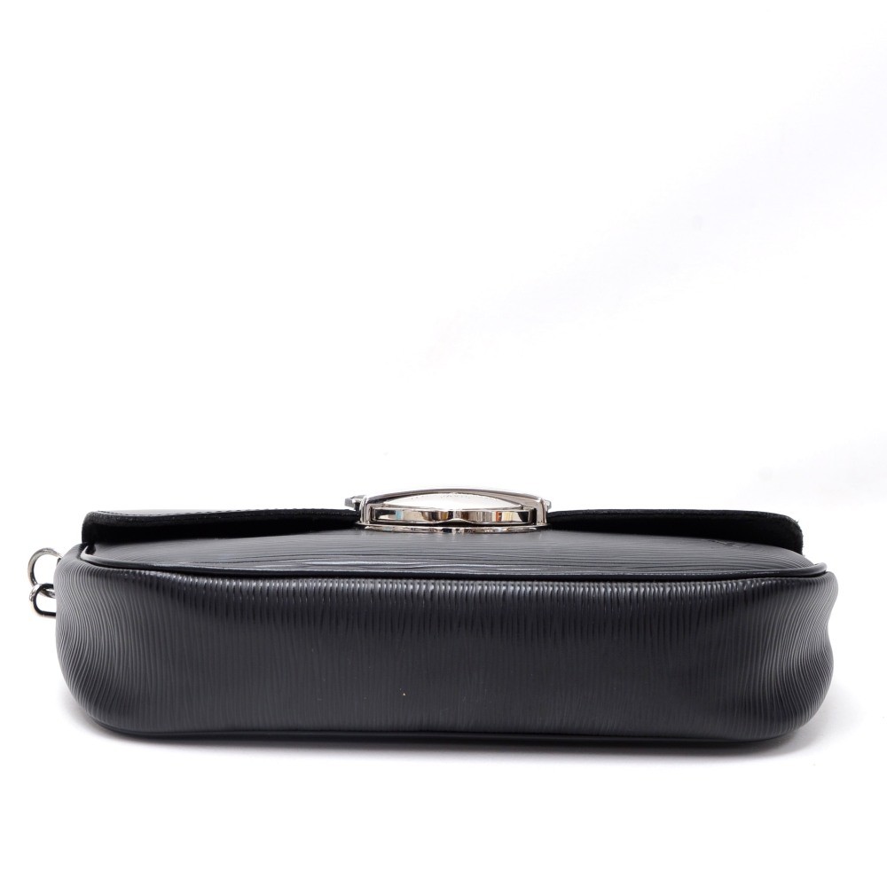 Louis Vuitton // Black 2008 Epi Pochette Montaigne Bag – VSP Consignment