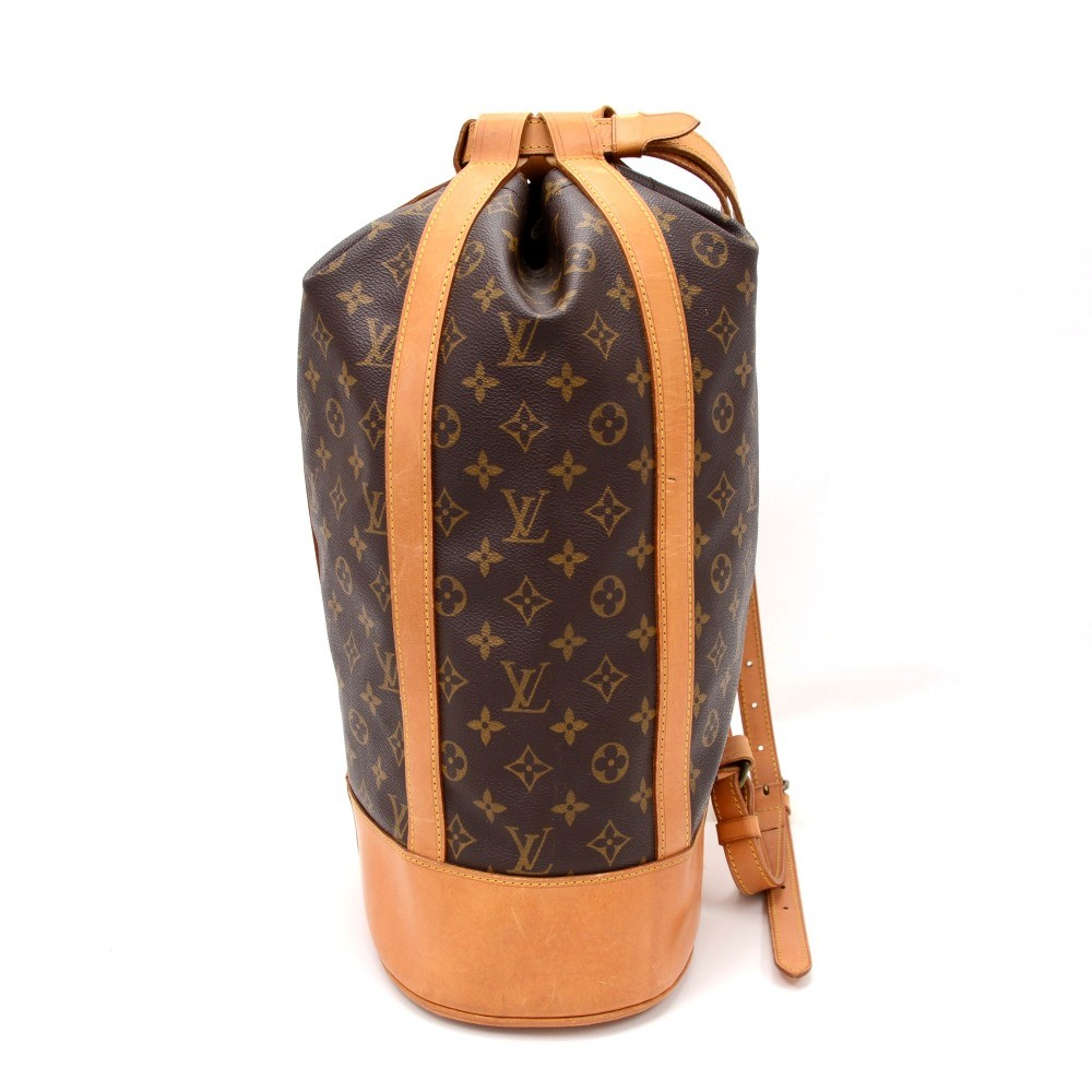 Brown Louis Vuitton Monogram Randonnee GM Backpack