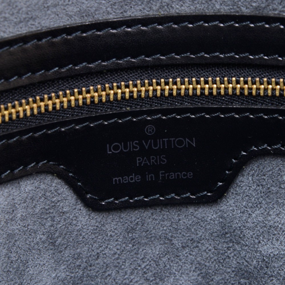 Louis Vuitton Vintage Louis Vuitton Lussac Black Epi Leather Large ...