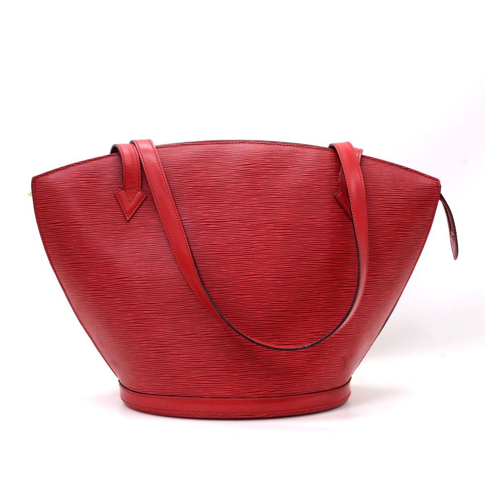 Louis Vuitton Bagatelle GM Red Epi Leather Shoulder Bag For Sale at 1stDibs