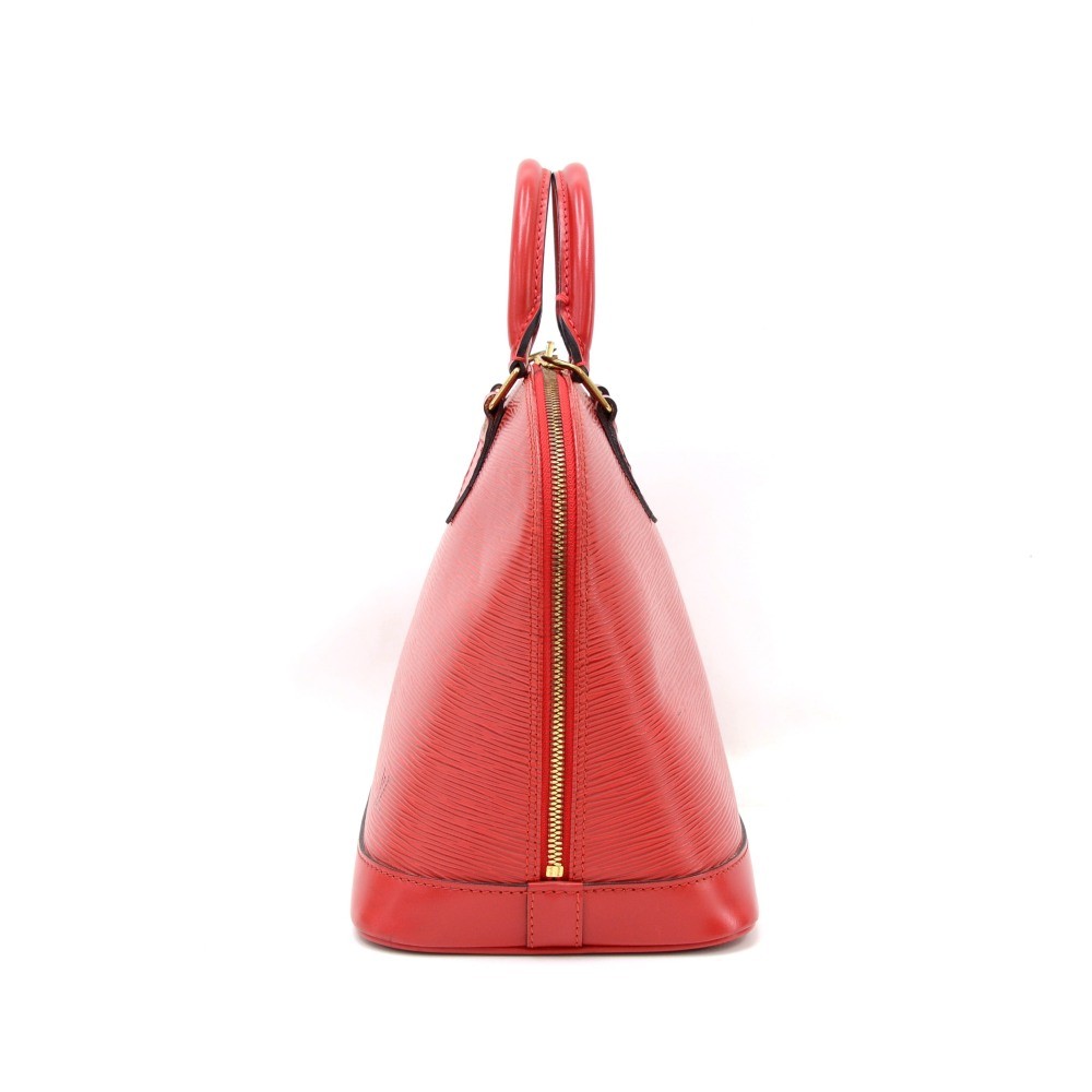 Red Louis Vuitton Epi Alma GM Handbag – Designer Revival