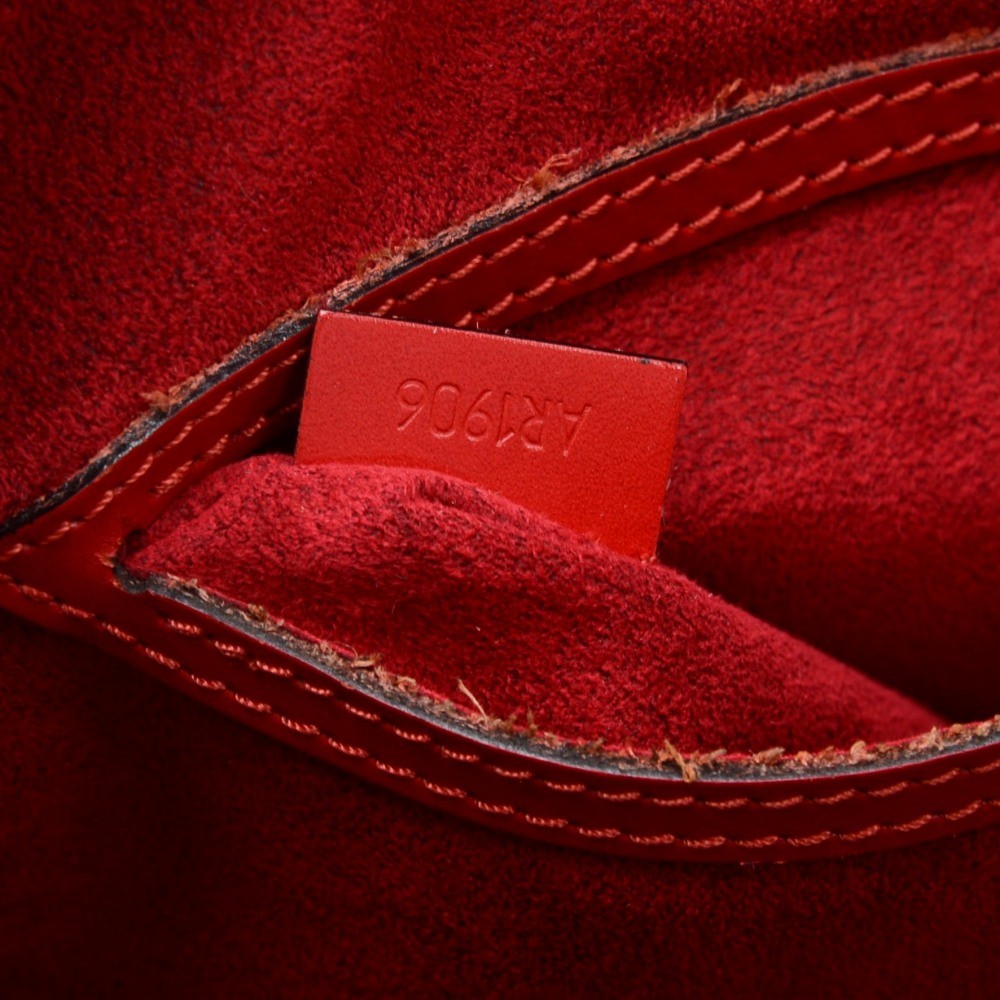 Louis Vuitton Vintage Alma Handbag Epi Leather PM Red 2350103