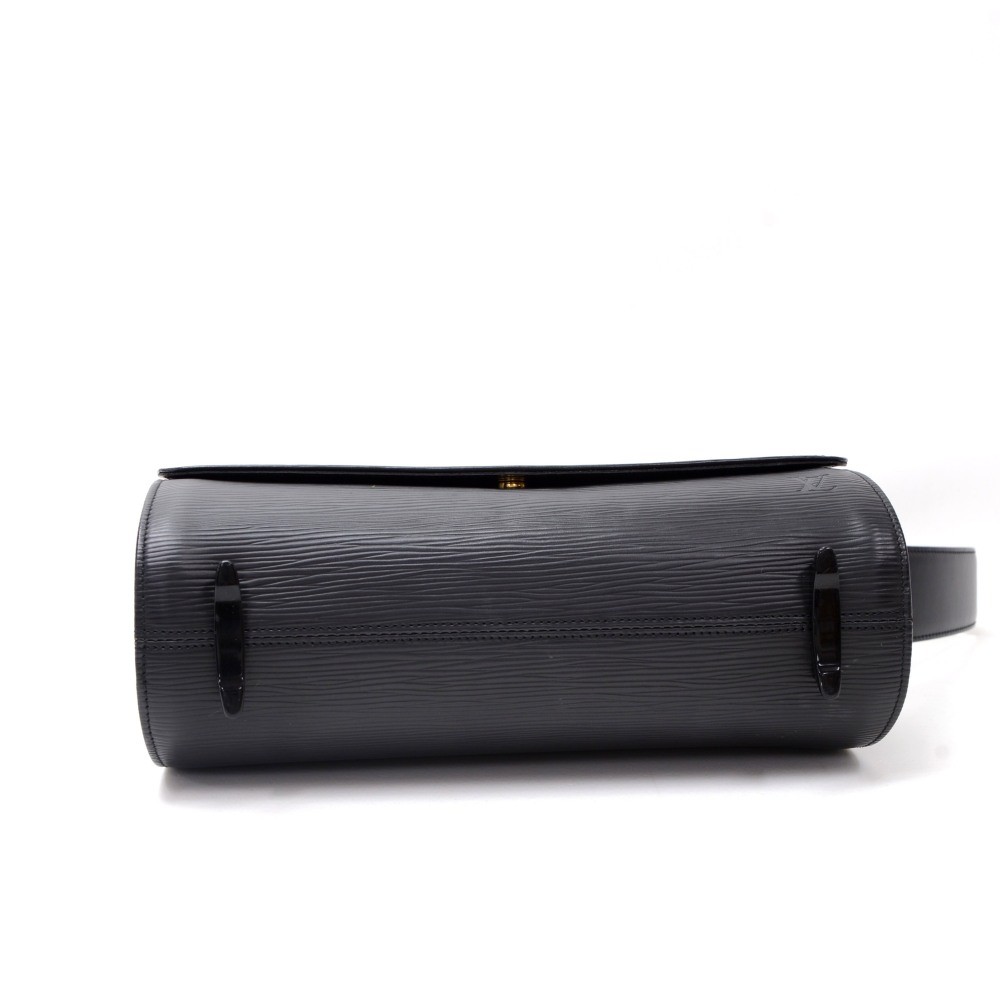 Louis Vuitton Nocturne Handbag Epi Leather PM Black 6156476