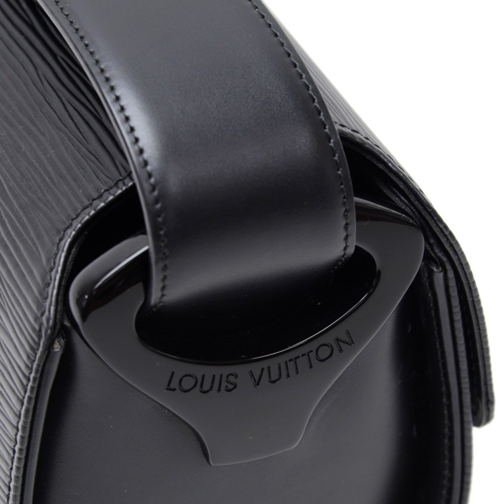 LOUIS VUITTON Shoulder Bag M52182 Nocturne PM Epi Leather Black Black –