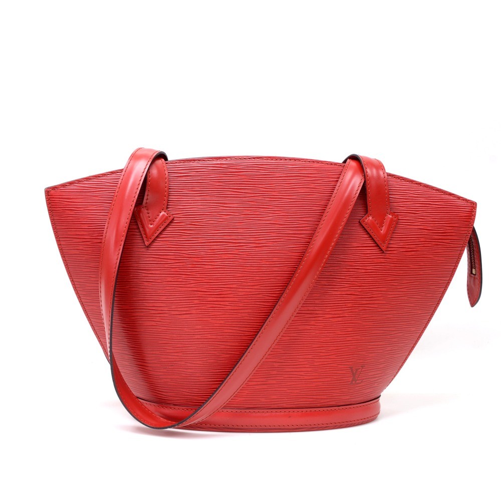 Louis Vuitton “Noe” PM Bucket Bag in Red EPI Leather Shoulder Bag, France  1993. at 1stDibs