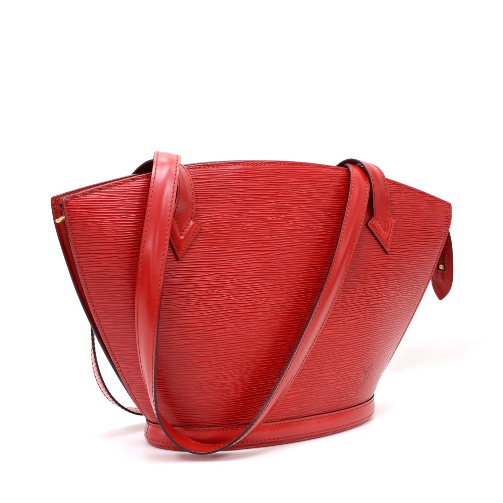 LOUIS VUITTON Saint Jacques Shoulder Bag Epi Leather Red France M52277  04YC145