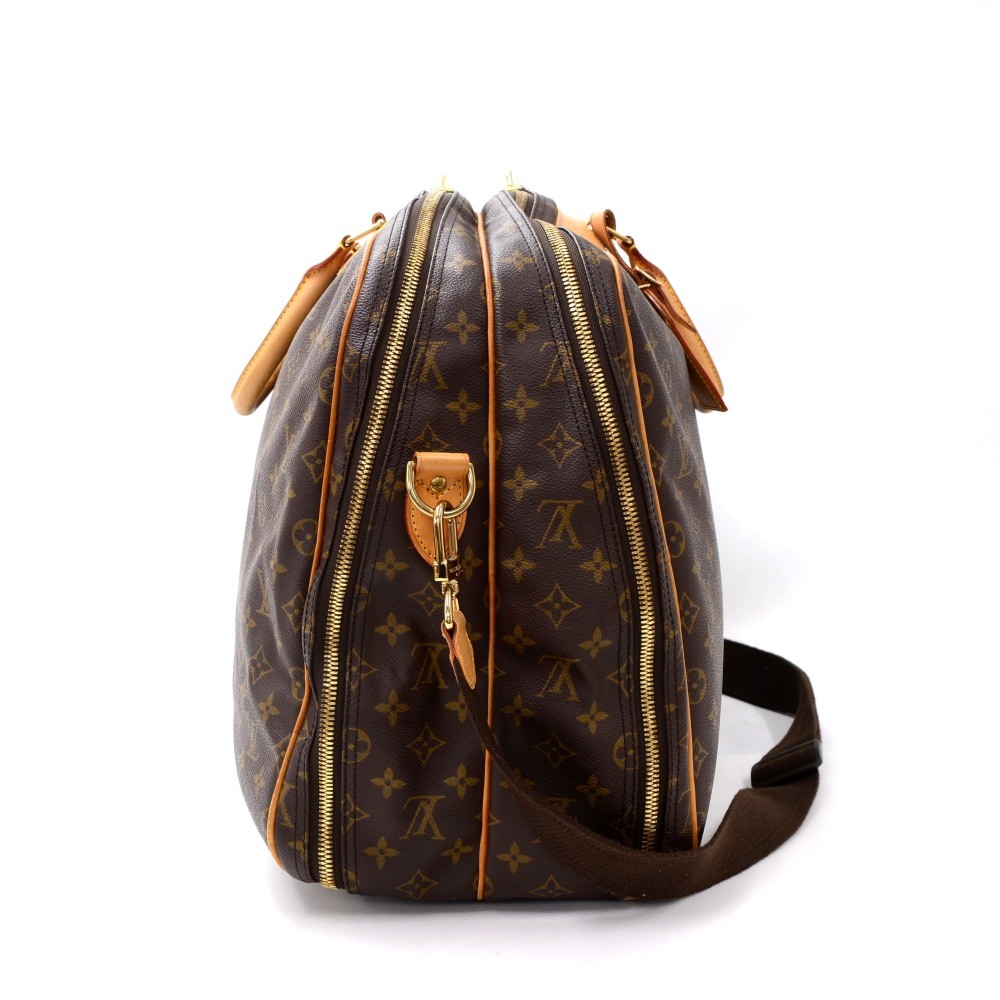 Brown Louis Vuitton Monogram Alize 2 Poches Travel Bag – Designer