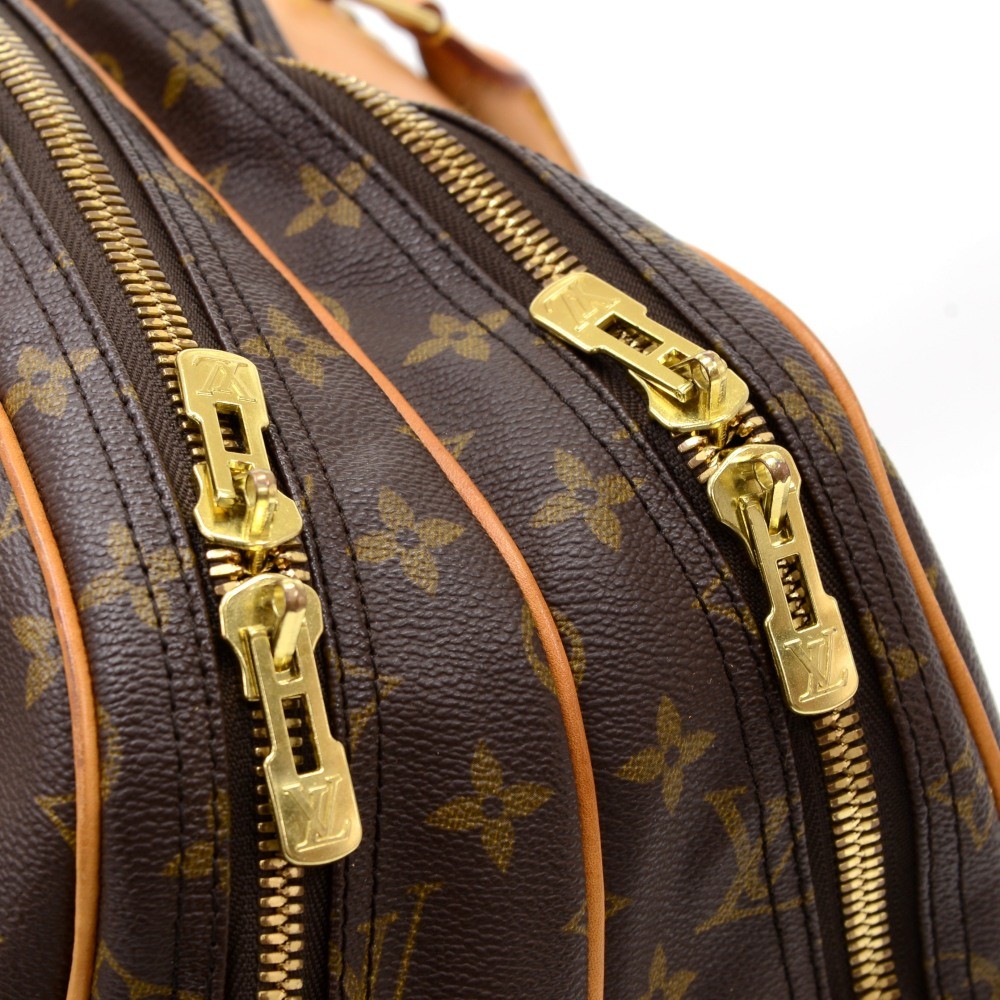 Louis Vuitton Monogram Alize 2 Poches Luggage Bandouliere Duffle with Strap 860519