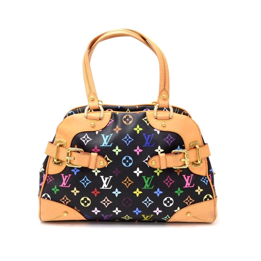 Louis Vuitton Claudia Shoulder Bag noir Multicolor Monogram Canvas NEW!  RARE ❤️