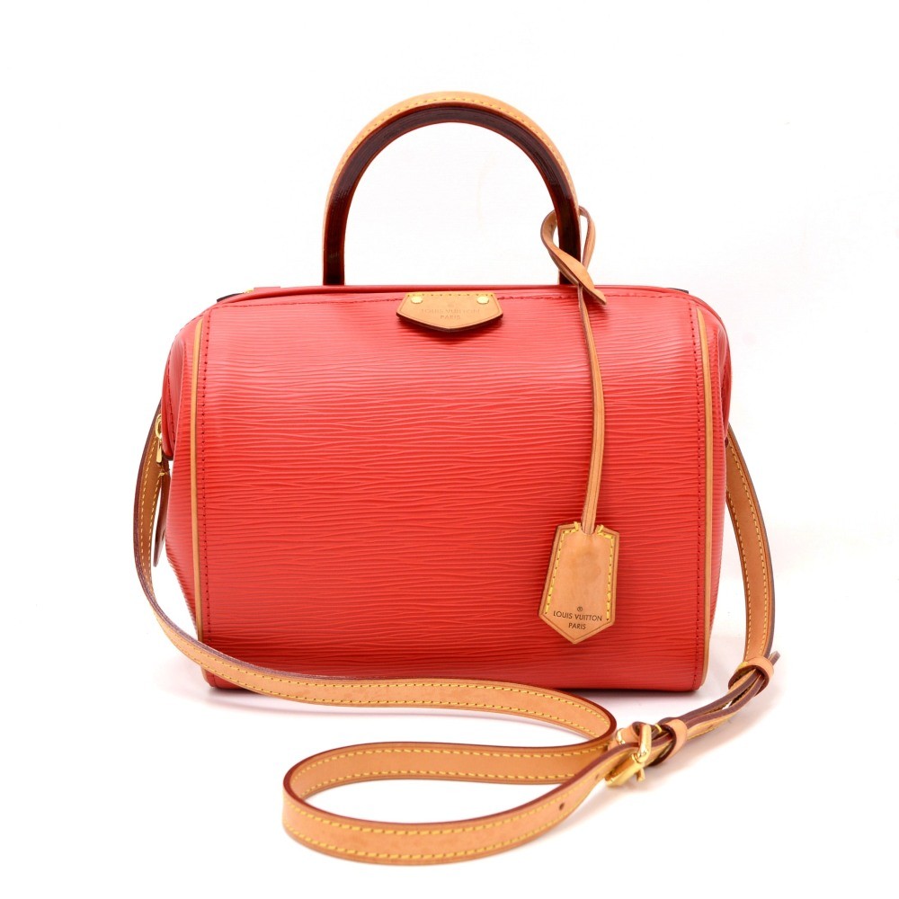 Louis Vuitton Coquelicot Epi Leather Doc PM Bag For Sale at 1stDibs