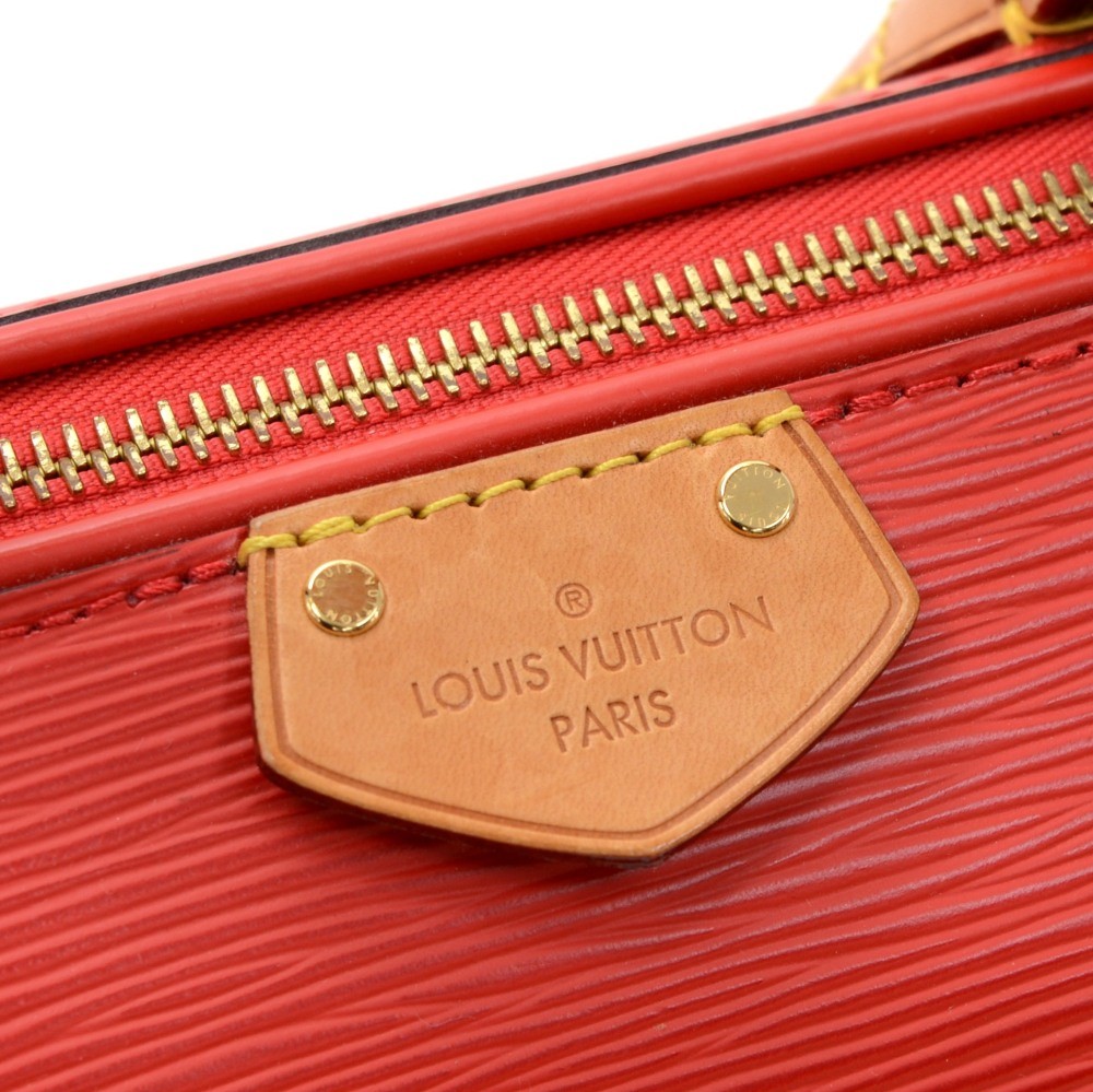 Louis Vuitton Louis Vuitton Doc BB Red Coquelicot Epi Leather Hand