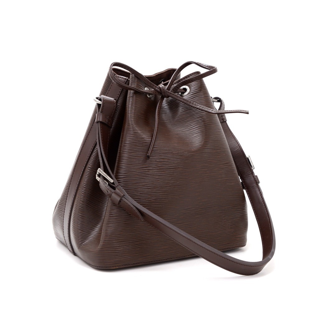LOUIS VUITTON Epi Petit Noe Shoulder Bag Black M44102 LV Auth 47971 Leather  ref.994832 - Joli Closet