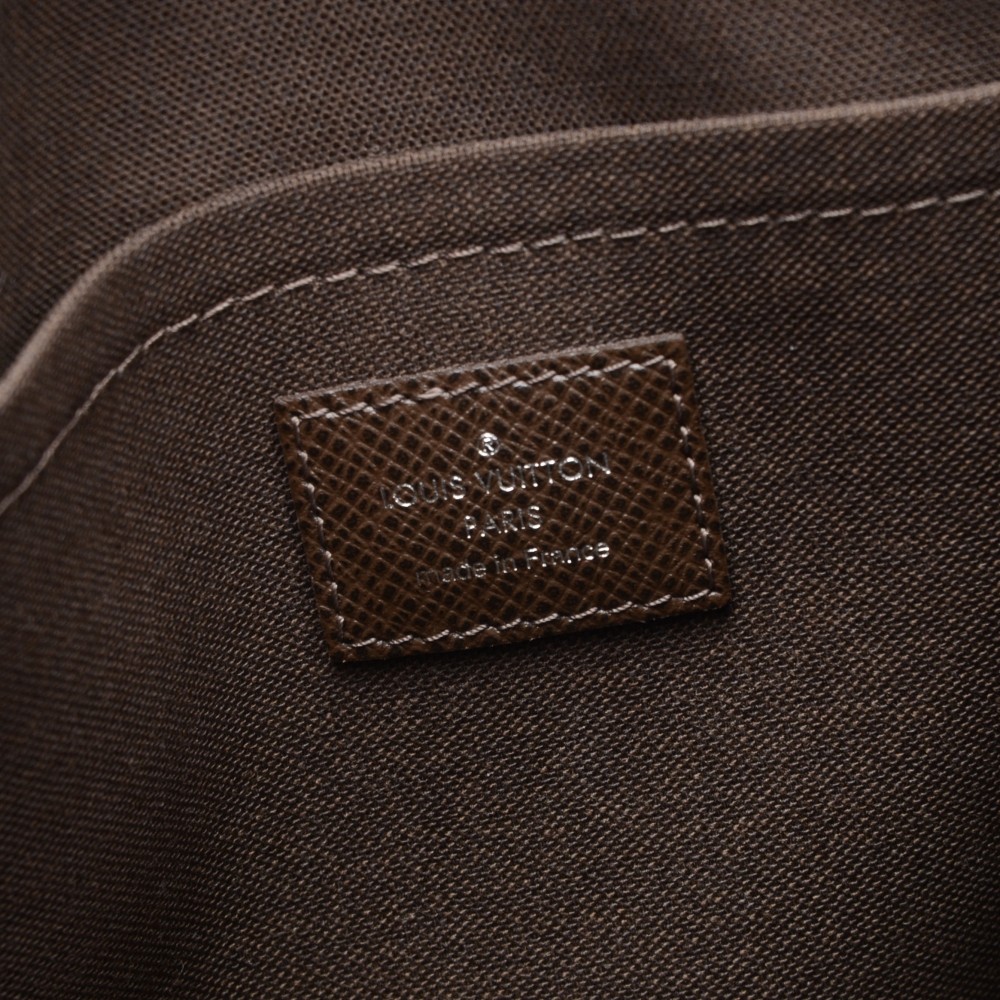 Louis Vuitton Louis Vuitton Andrei Chocolate Brown Taiga Leather ...