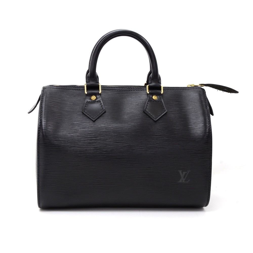 Vintage Louis Vuitton Speedy 25 Black Epi Leather Bag VI0914
