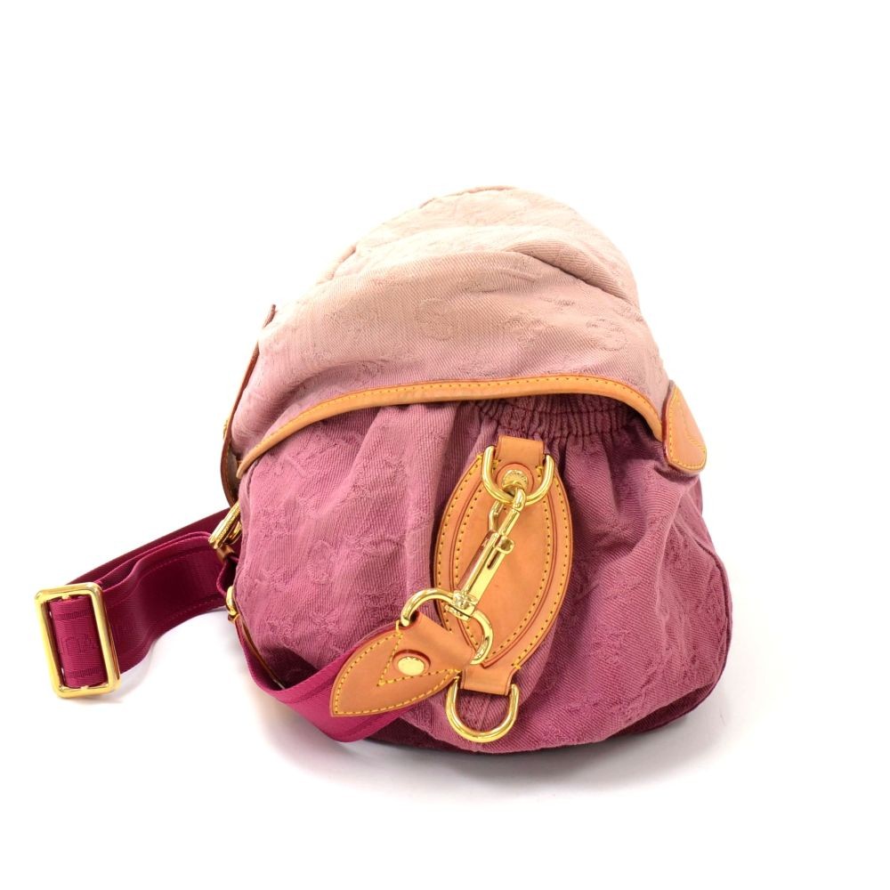 LOUIS VUITTON, a Monogram Denim Sunshine Pink shoulder bag, spring 2010.  - Bukowskis