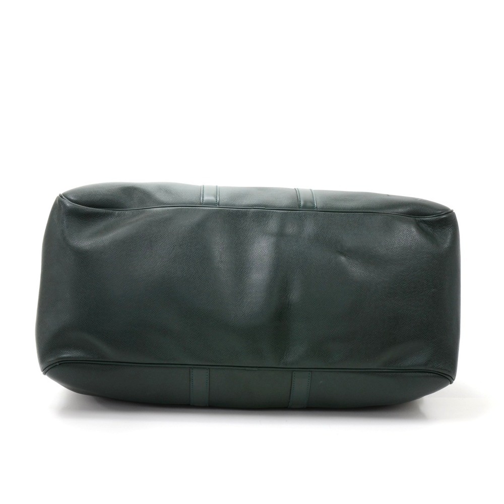 Louis Vuitton Kendall 55 GM Travel bag in Green Taïga leather with strap ,  GHW at 1stDibs