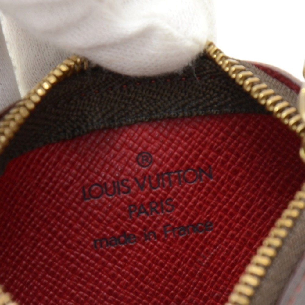 Louis Vuitton Louis Vuitton Pochette Cles Cherry Monogram Canvas Coin
