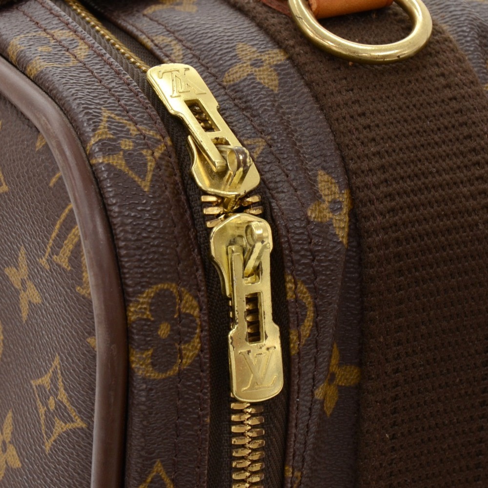 Louis Vuitton Monogram Satellite 53 2way Suitcase Luggage 5LL1019