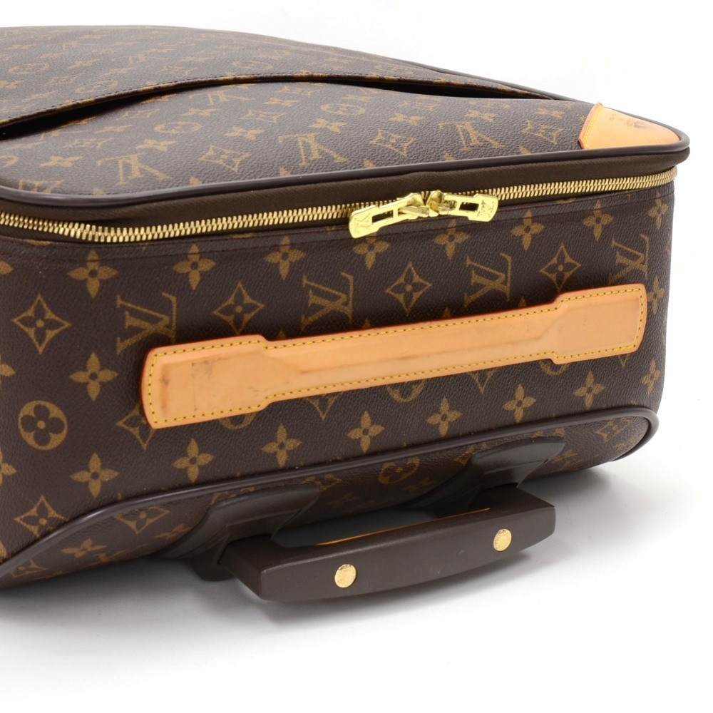 AUTHENTIC Louis Vuitton Pegase 45 Rolling Suitcase Monogram