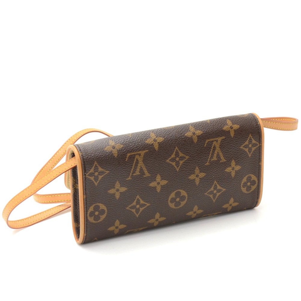Louis Vuitton, Bags, Louis Vuitton Monogram Pochette Twin Pm Shoulder Bag  M5854 Lv Auth 31167