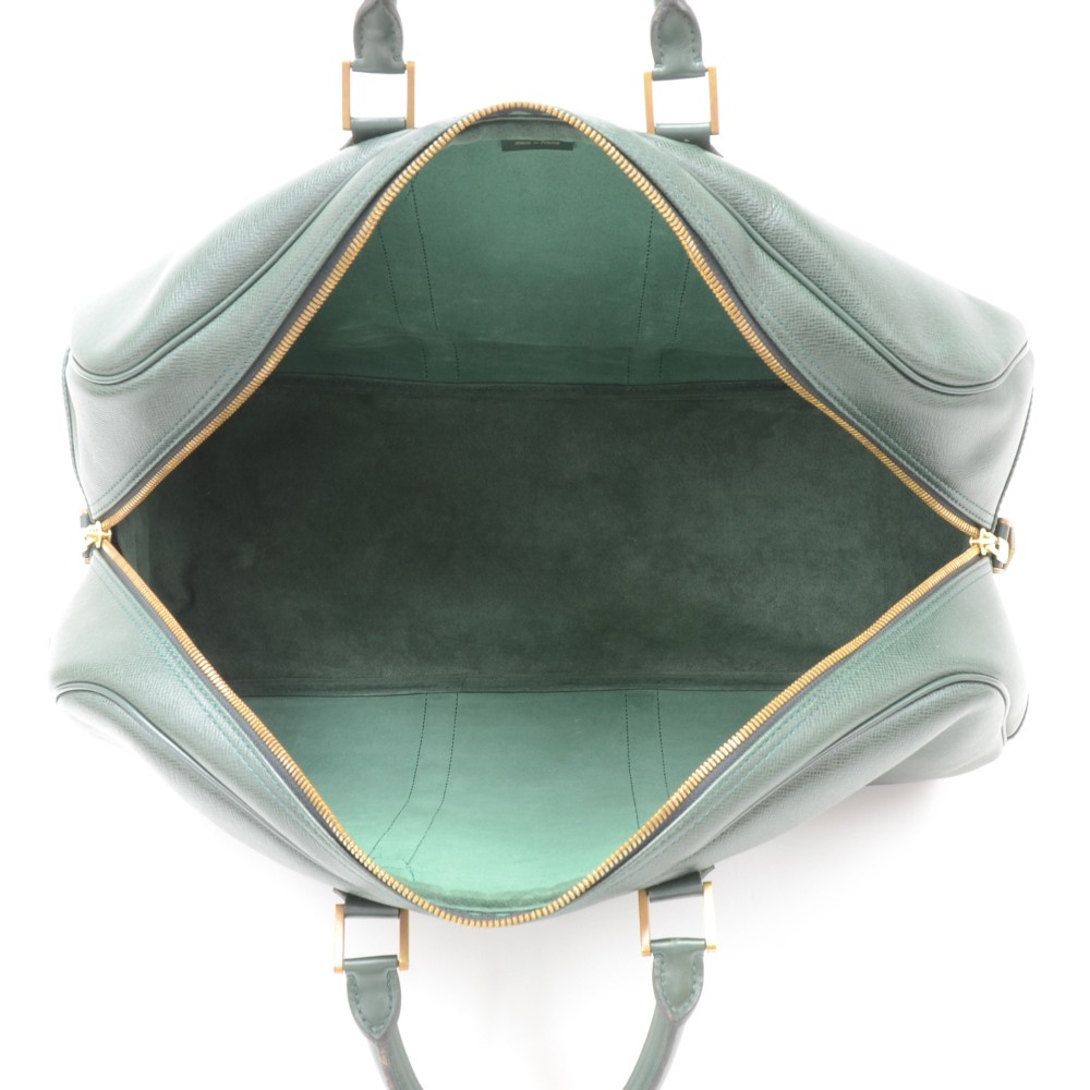 Lot 137 - Louis Vuitton Green Taiga Kendall Travel Bag