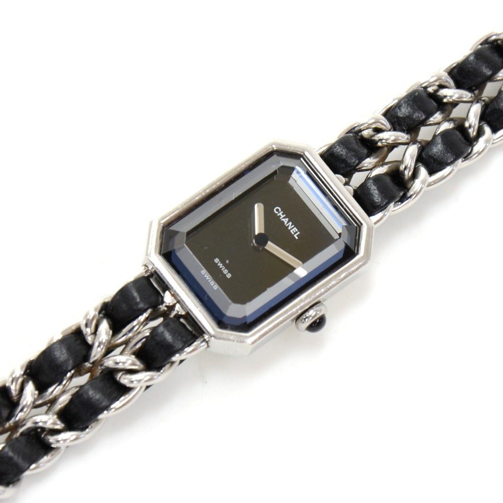 CHANEL Watch Bracelet Code Coco H5147 Diamond SS Black Ceramic Quartz  eBay