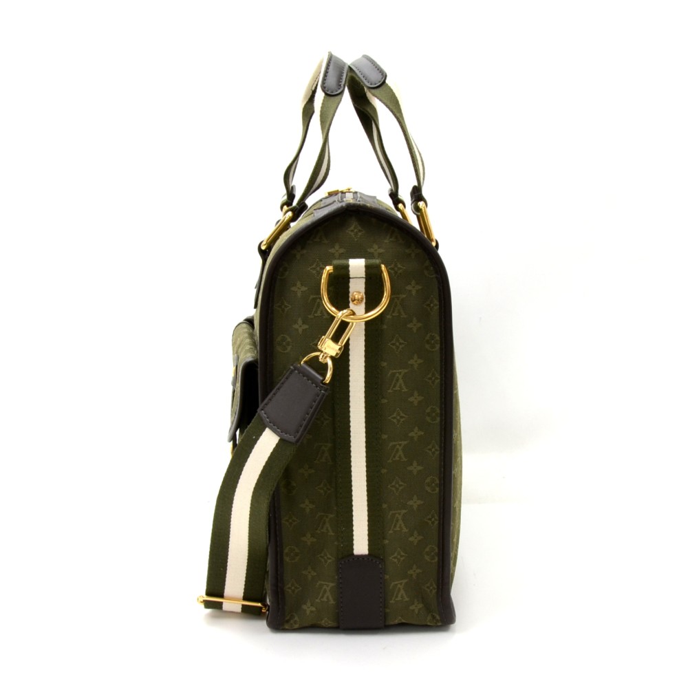 Authenticated Used Louis Vuitton Bag Buzzas Marie Kate Khaki Green Semi  Shoulder Women's Monogram Mini M92322 LOUISVUITTON 