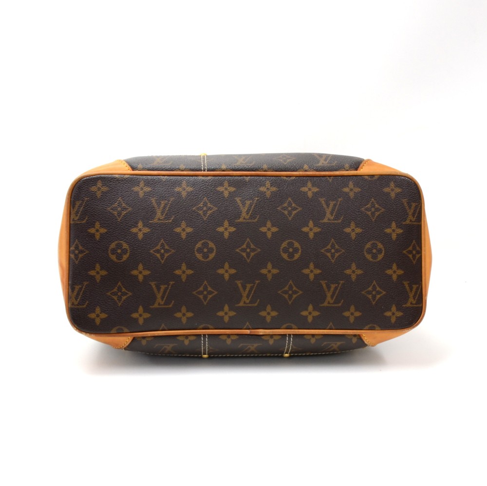 Louis Vuitton Riveting Handbag Monogram Canvas Brown 2210512