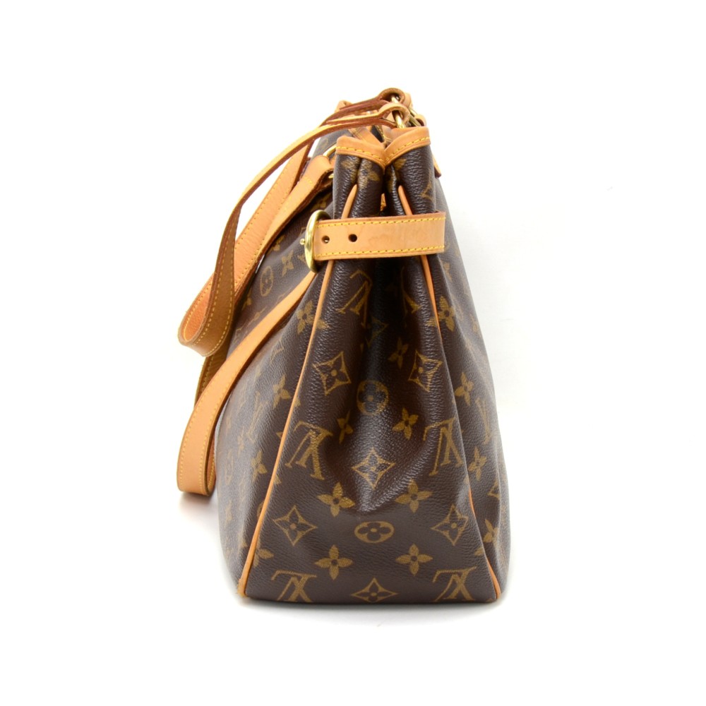 Batignolles leather handbag Louis Vuitton Brown in Leather - 38031597