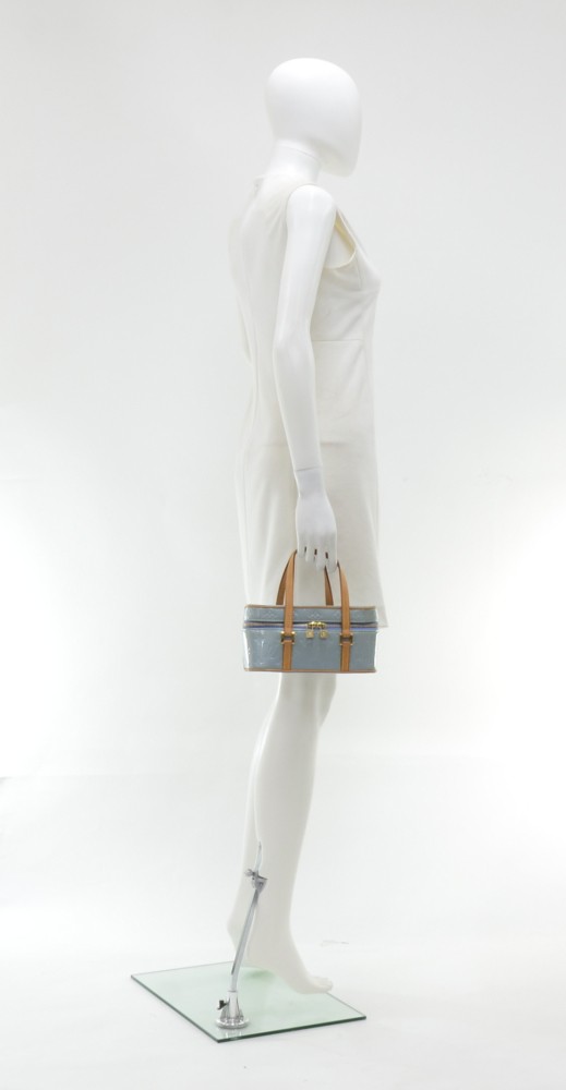 Louis Vuitton - Light Blue Metallic Sullivan Horizontal mm Handbag