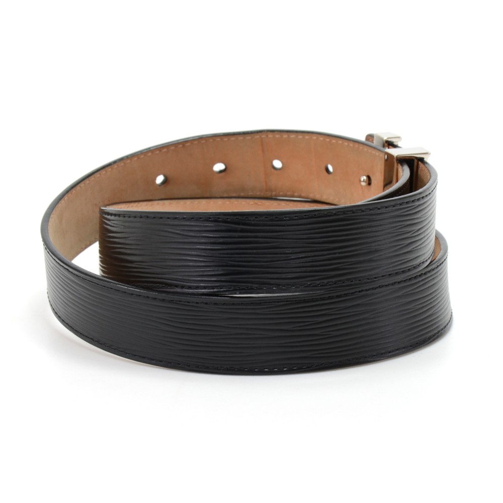 Initiales leather belt Louis Vuitton Brown size 75 cm in Leather - 34723909