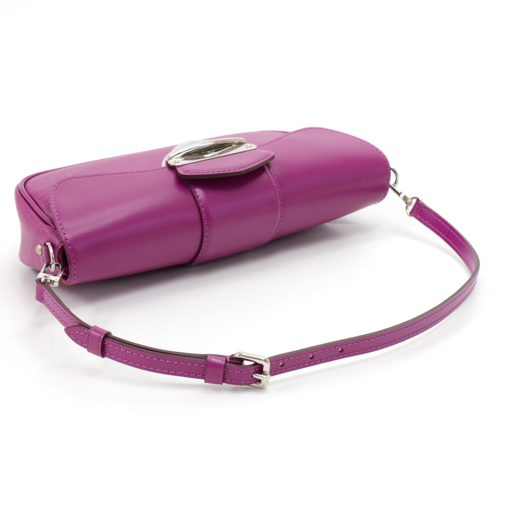 Louis Vuitton Purple Epi Croisette PM Leather ref.354798 - Joli Closet