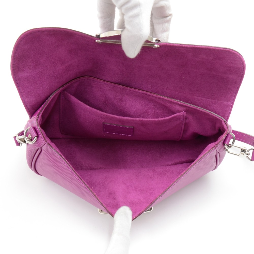 Purple Louis Vuitton Epi Demi Lune Pochette Bag – Designer Revival