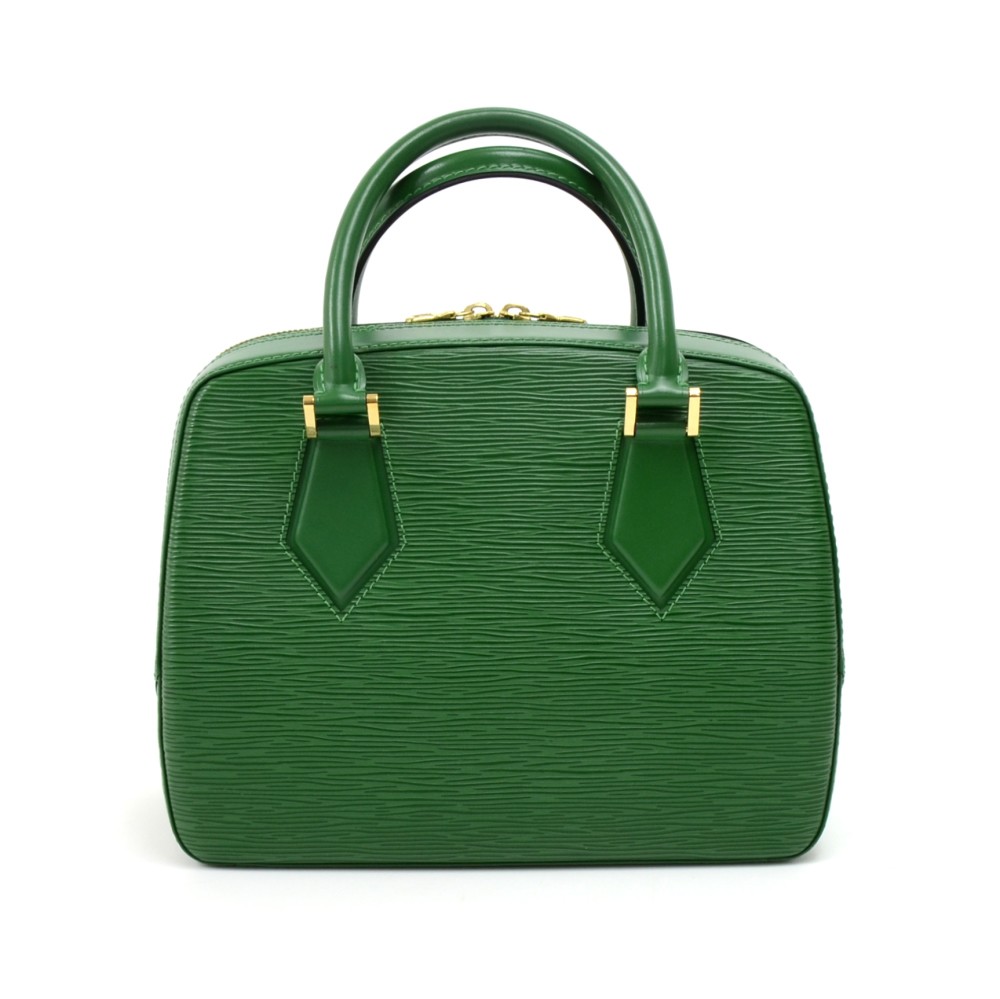 Louis+Vuitton+Jasmin+Pouch+Small+Green+Leather for sale online
