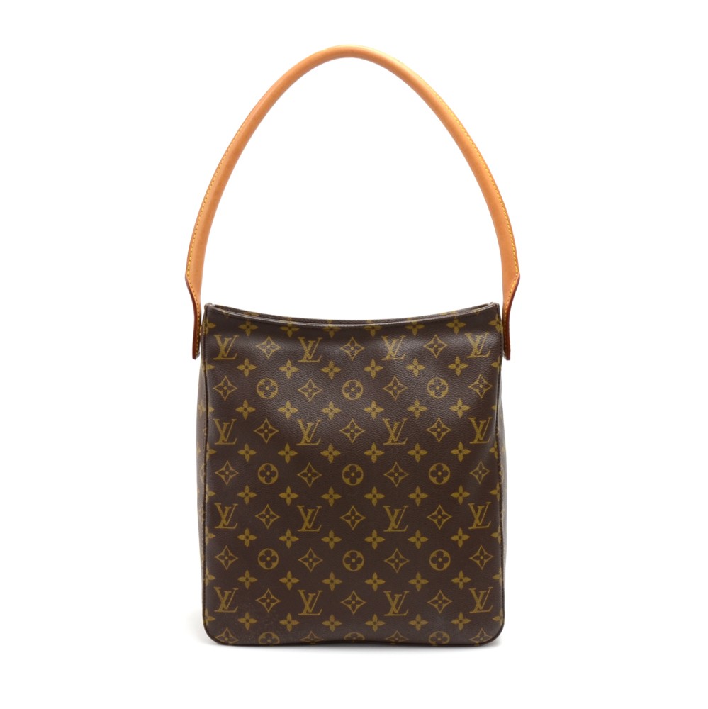 Louis Vuitton, Bags, Auth Louis Vuitton Canvas Loop Gm Shoulder Strap One  Bag Monogram