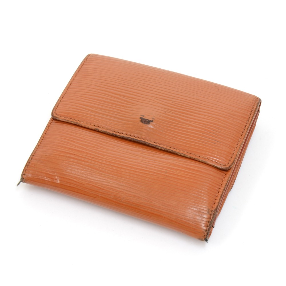 Louis Vuitton Portefeuille Marco Epi Yellow Leather Bifold Wallet 1151