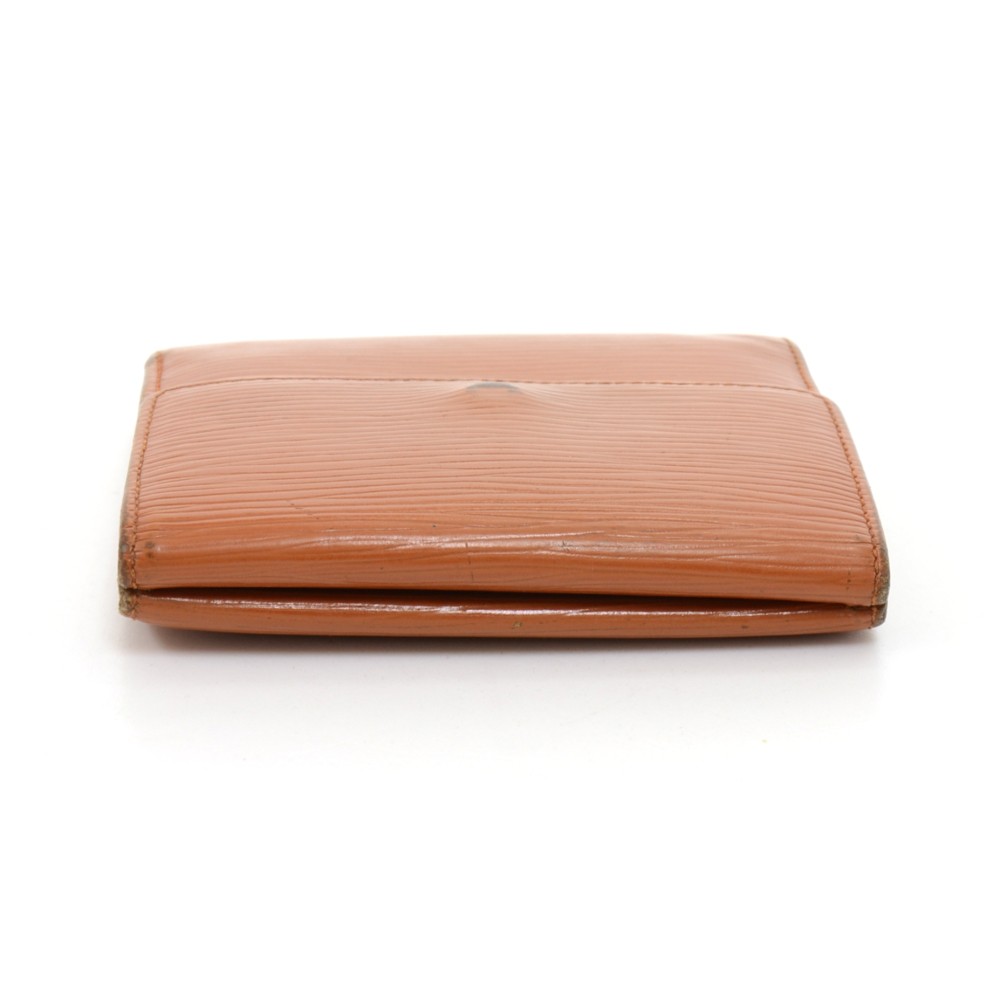 Louis Vuitton Bifold Coin Pocket Brown Epi Leather Wallet - Boca Pawn