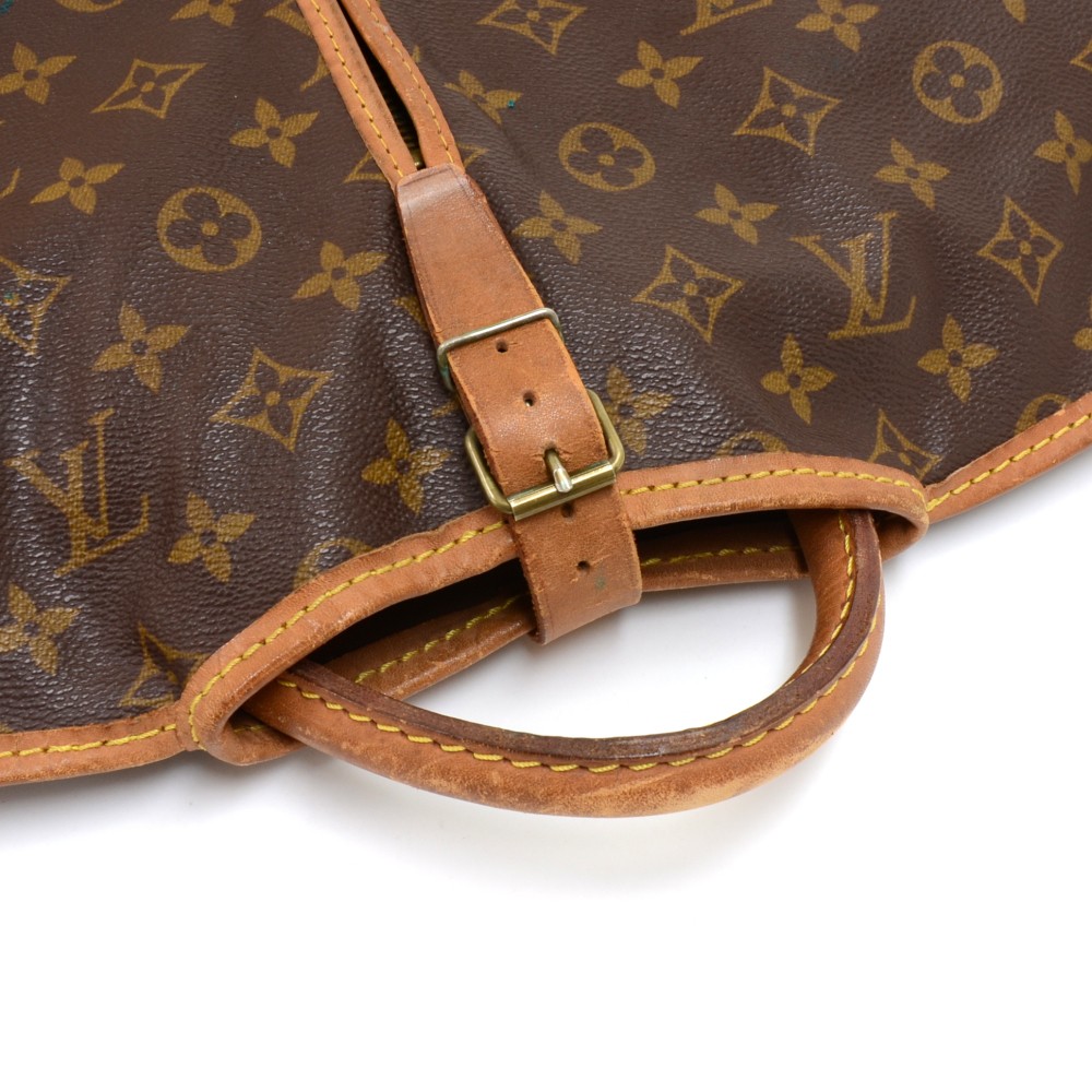 Louis Vuitton Monogram Porte Habits Housse Garment Cover Upcycle Ready  99lk711s For Sale at 1stDibs