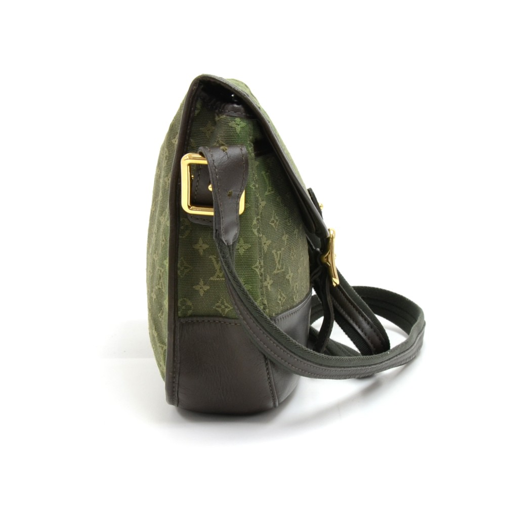 Parnassea Bagatelle, Used & Preloved Louis Vuitton Shoulder Bag, LXR USA, Green