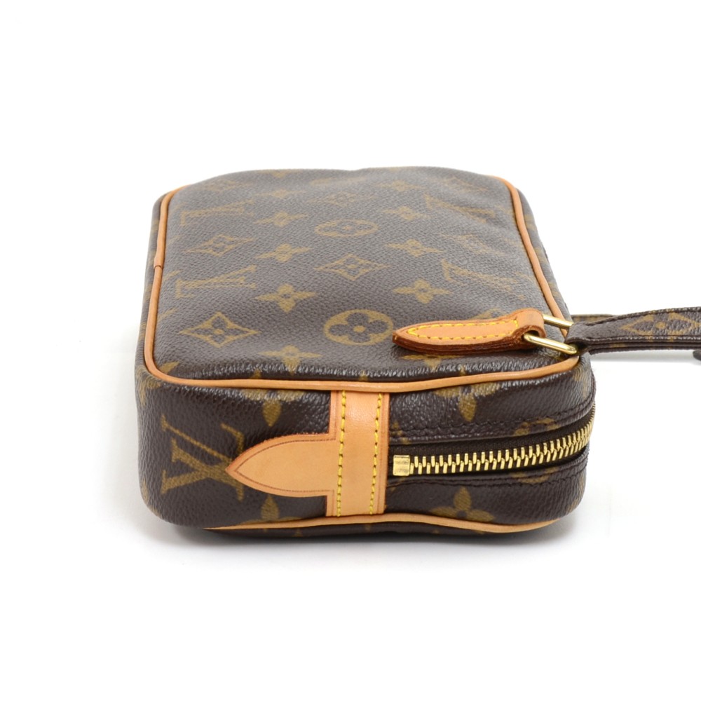 Louis Vuitton Pochette Marly Brown Gold Plated Shoulder Bag (Pre-Owned –  Bluefly
