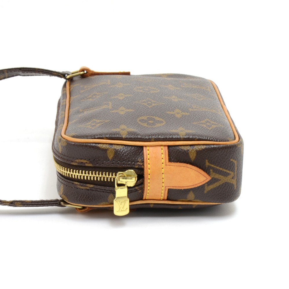Louis Vuitton Pochette Marly Bandouliere Bag Monogram Canvas Brown 208648342