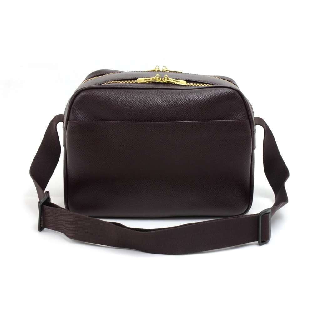 Louis Vuitton, Bags, Louis Vuitton Burgundy Taiga Leather Robusto  Briefcase Laptop Student Bag
