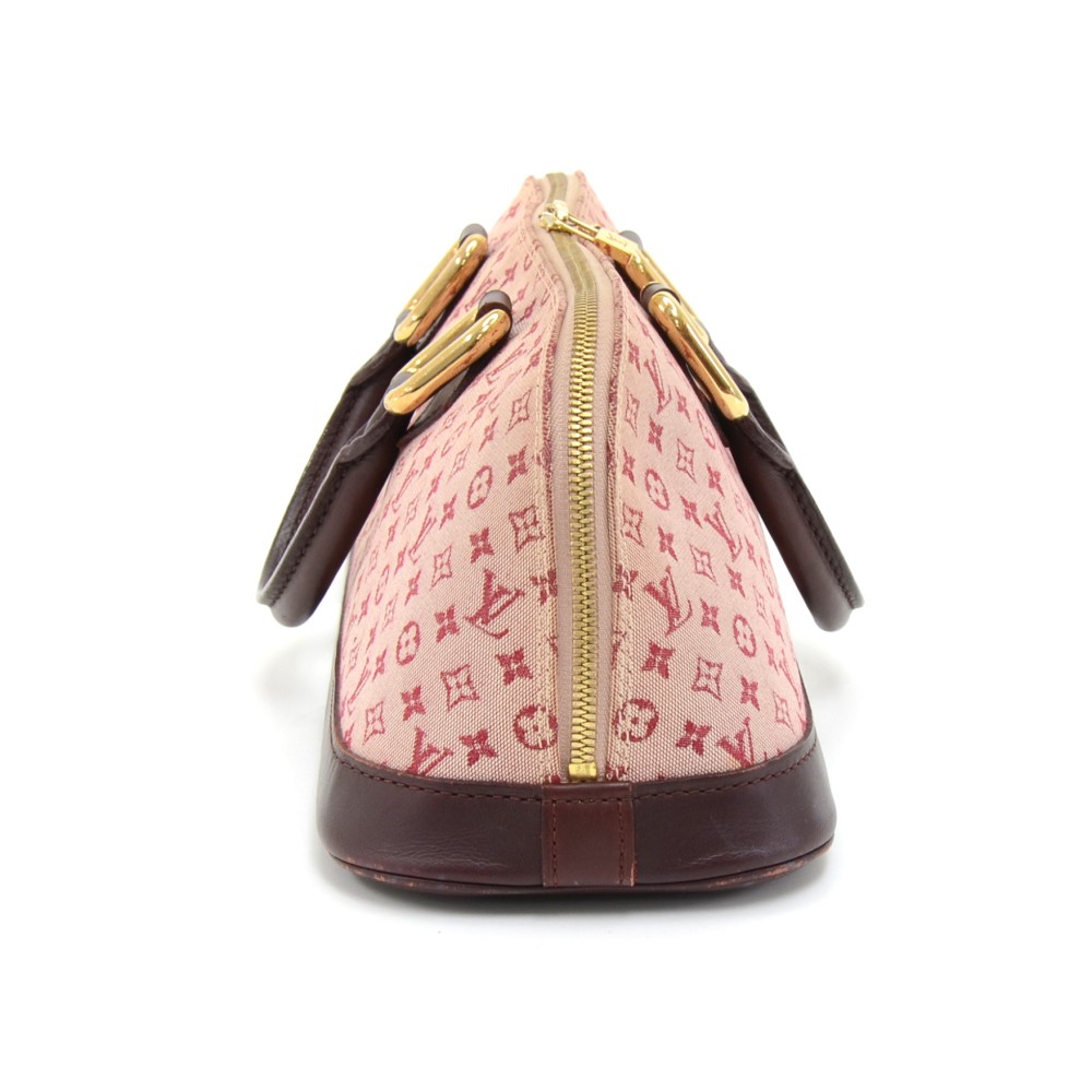 Louis Vuitton Monogram Mini Lin Alma Long - Pink Handle Bags
